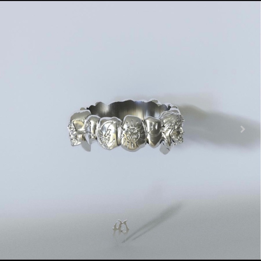 Hard Jewelry Flooded Grill Ring